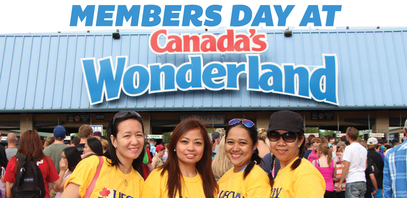 Members are invited to Join Ontario's Best Union at Canada's Wonderland for a day of fun.