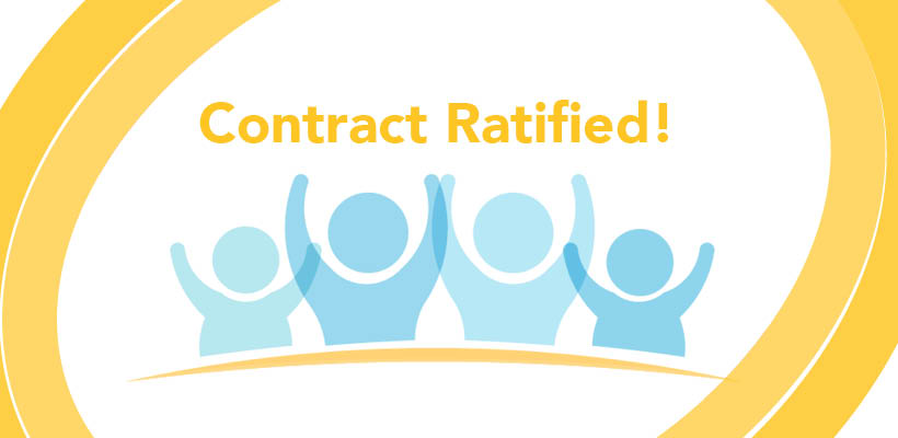 Union contract ratified.