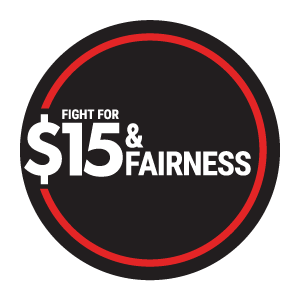 $15 and Fairness Logo 