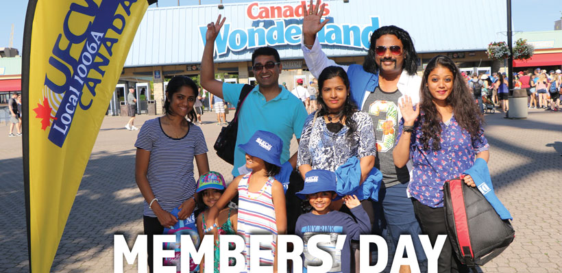 Members are invited to bring their friends and family to our annual member's day at Canada's Wonderland