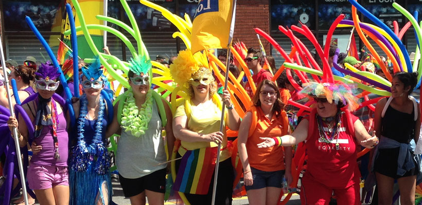 Local 1006A participating in Capital Pride in Ottawa
