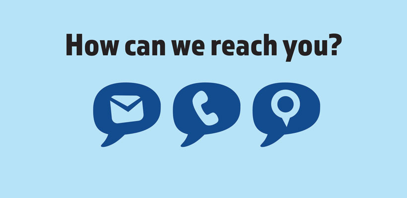 Update Your Contact Information